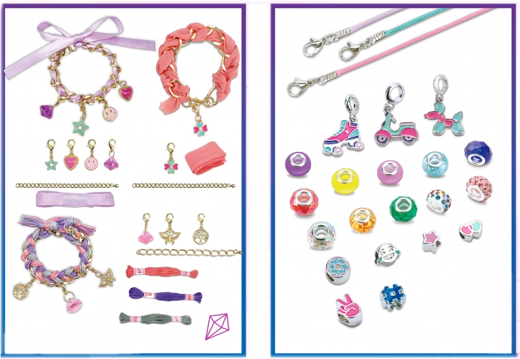Creazione di gioielli – set creativo per realizzare braccialetti
