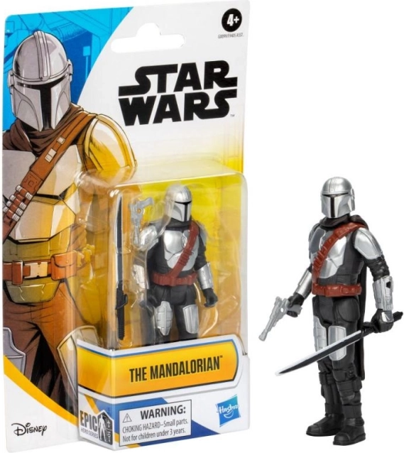 action figure del Mandaloriano STAR WARS Epic Hero Series 10 cm