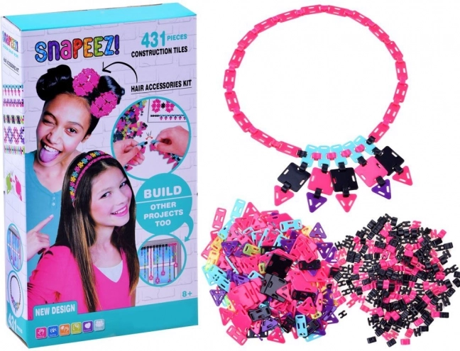 Set creativo di perline Snapeez 431 pz