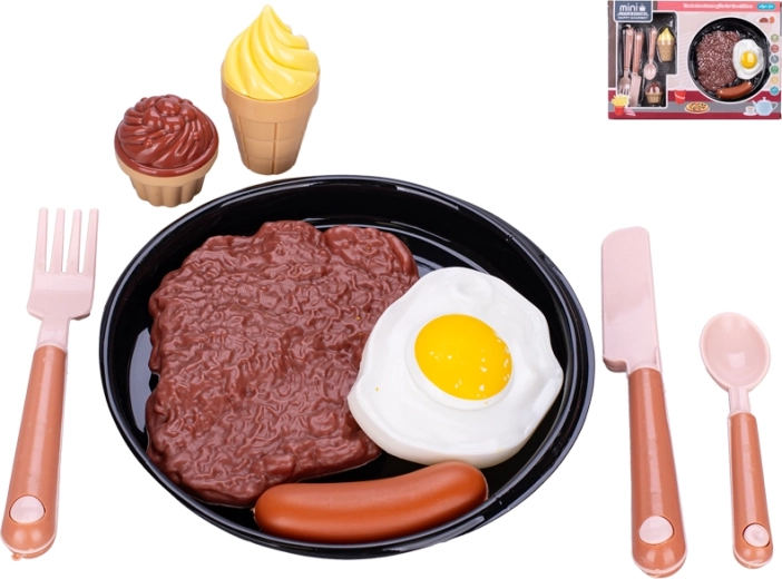 Set da pranzo per bambini con piattino 9 pz