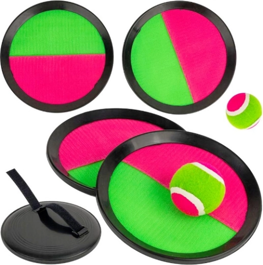 Catch ball – set da lancio e presa con velcro