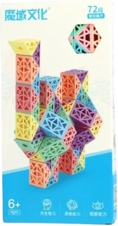 Set di costruzioni in scatola, 72 pezzi pastello