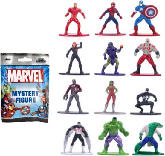 Jada mini figuretta in metallo MARVEL 4 cm – bustina a sorpresa