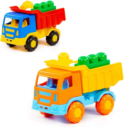 Camion ribaltabile per bambini Salute con costruzioni Junior (9 pezzi) - 1 pezzo