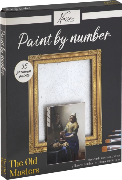 Dipinto con i numeri su tela Milk Made 40 × 50 cm