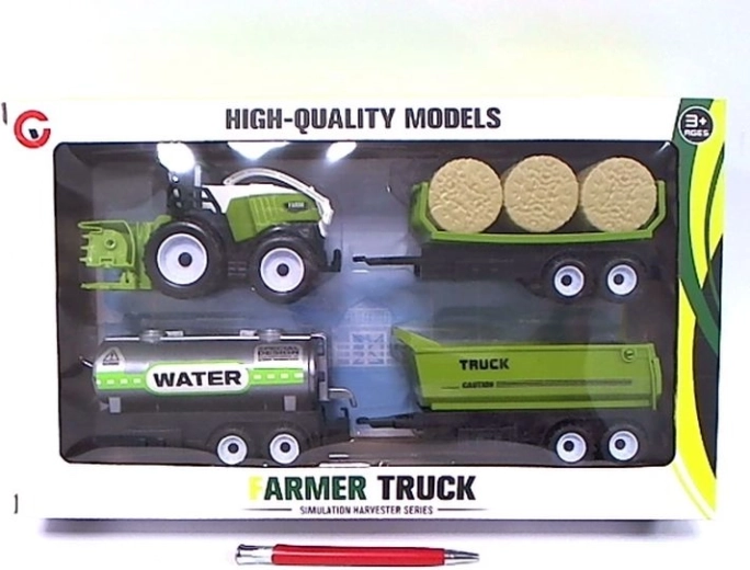 Trattore con rimorchi – set di veicoli agricoli per bambini