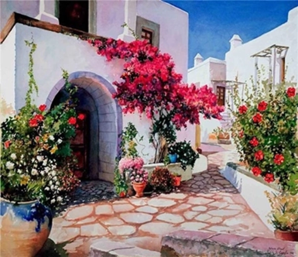 Norimpex pittura con numeri Via mediterranea 40 × 50 cm