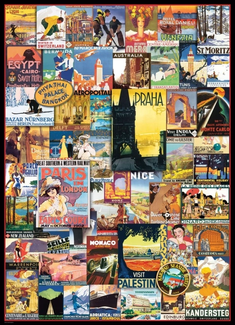 Puzzle Poster di Viaggio 1000 pezzi EUROGRAPHICS