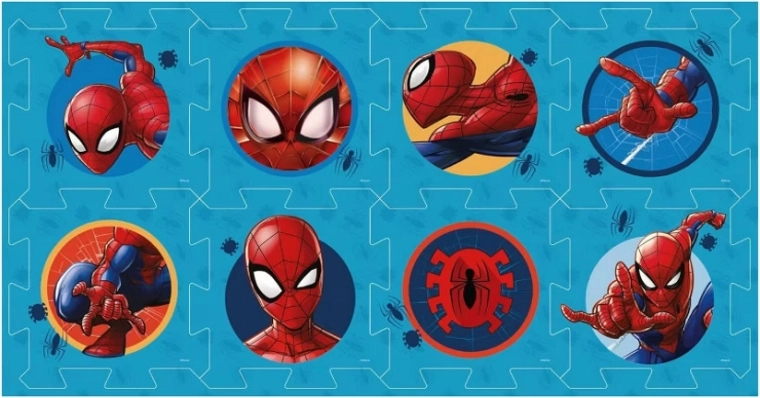 Puzzle in schiuma da pavimento Spiderman 118,5 × 61,5 cm