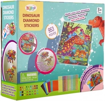 Set creativo Immagini di Diamanti Dinosauro