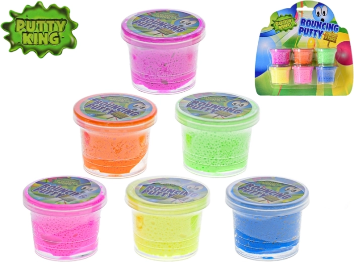 Putty King plastilina saltellante – set da 6 colori