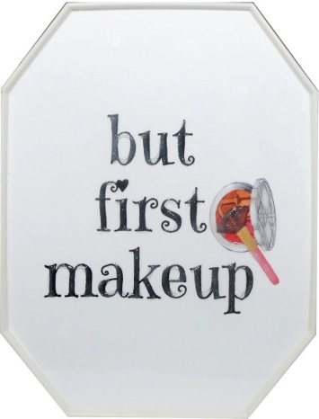 Quadro incorniciato But First Makeup 28 × 38 cm