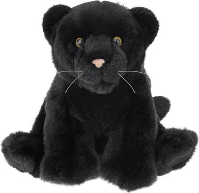 Pantera nera di peluche 25 cm