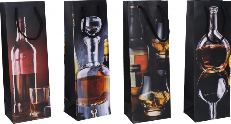 Borsa regalo per bottiglia taglia media Annuale