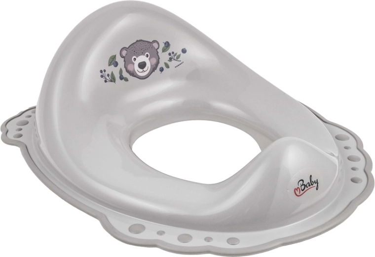 Maltex riduttore antiscivolo per WC The Nature Buddies Orso, grigio