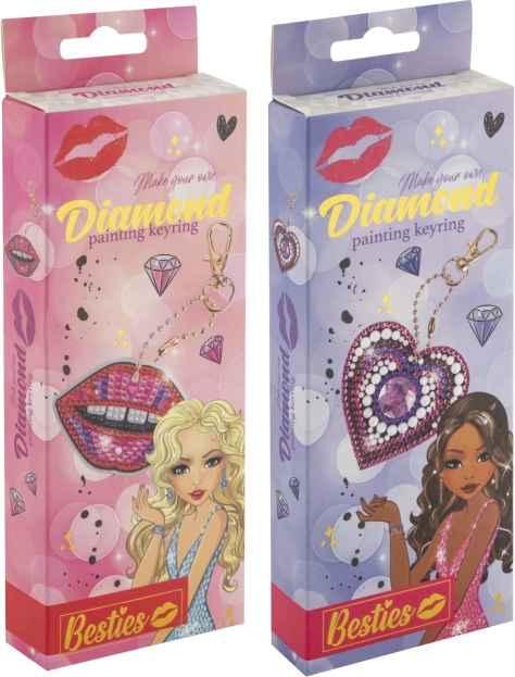 Ciondolo Dipinto con Diamanti - Labbra