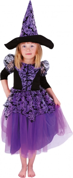 Costume da strega viola per bambini