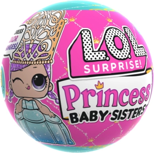 L.O.L. Surprise Princess Baby Sisters sfera a sorpresa - 1 pezzo