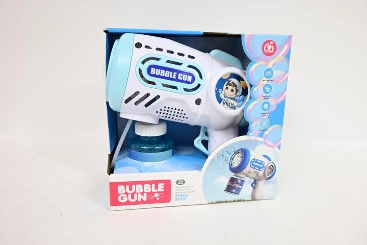 Pistola automatica per bolle di sapone a batteria