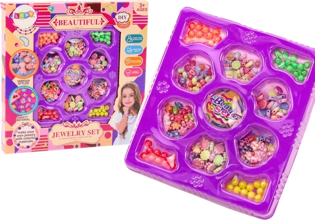 Perline per creare gioielli Fai‑da‑te Set creativo Ciondoli floreali