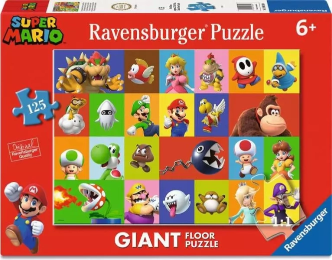 Ravensburger puzzle da pavimento gigante Super Mario (125 pezzi)