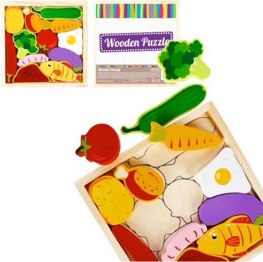 Puzzle in legno a incastro Cucina