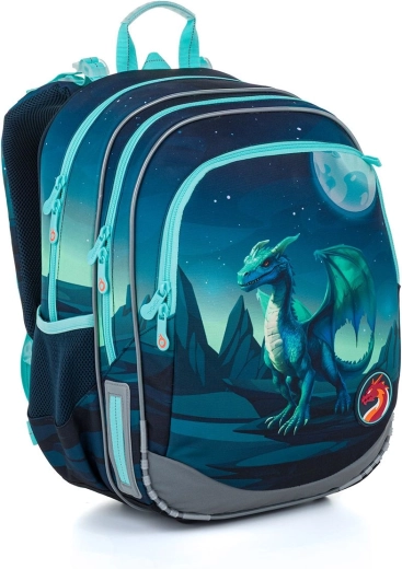 Zaino scolastico Topgal con taglio ELLY – guardiano drago