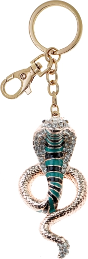 Portachiavi serpente dorato