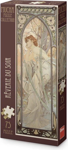 Alfons Mucha – Sogno della sera puzzle panoramico 75 pezzi