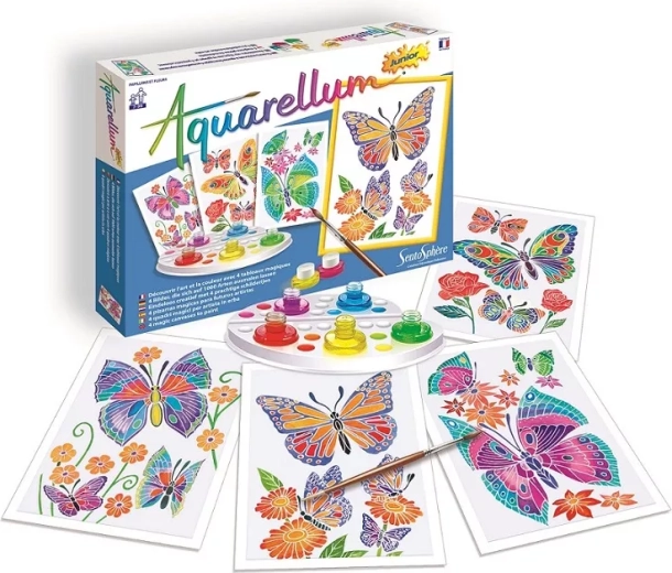 SentoSphere acquerelli junior farfalle e fiori