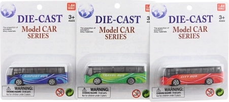 Autobus in metallo 9 cm