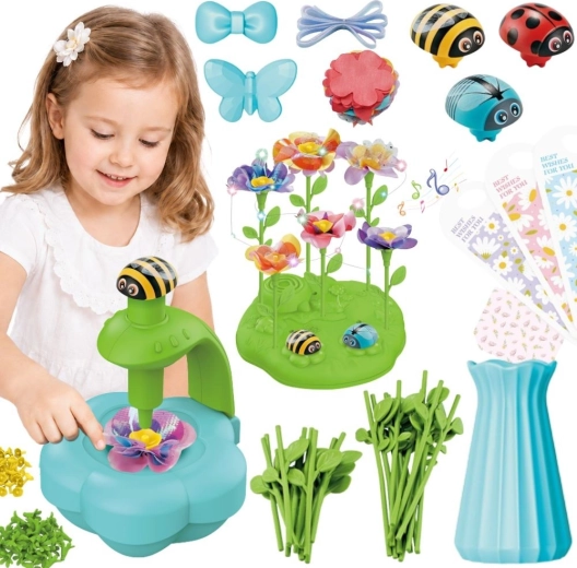 Set creativo Woopie per realizzare composizioni floreali con pressa