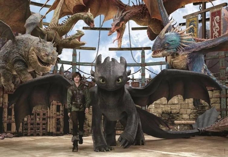 Clementoni puzzle Dragon Trainer – Squadra, 104 pezzi