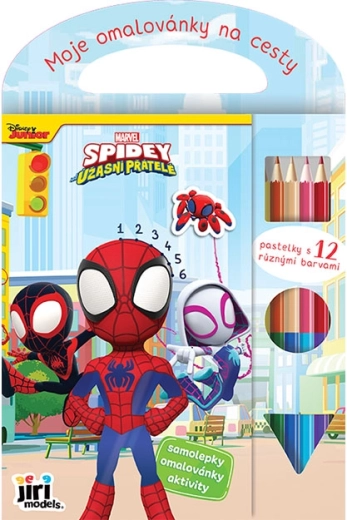 I miei libri da colorare da viaggio Spidey