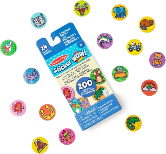 Sticker WOW set aggiuntivo a sorpresa 200 adesivi Melissa & Doug