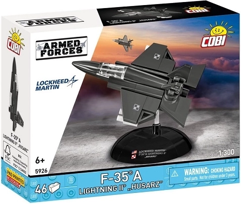 Modello di aereo Cobi Armed Forces Lockheed Martin F-35A Lightning II Husarz
