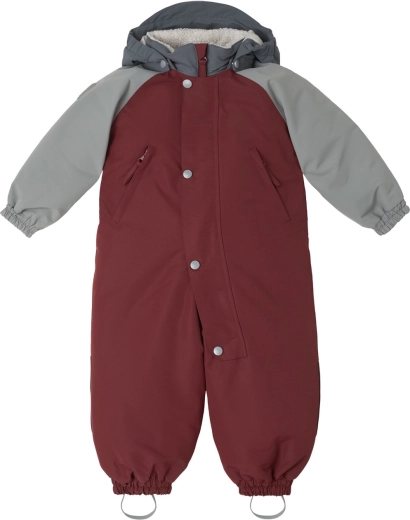 Tuta invernale Leokid Color Block Redwood taglia 80 (12–18 mesi)