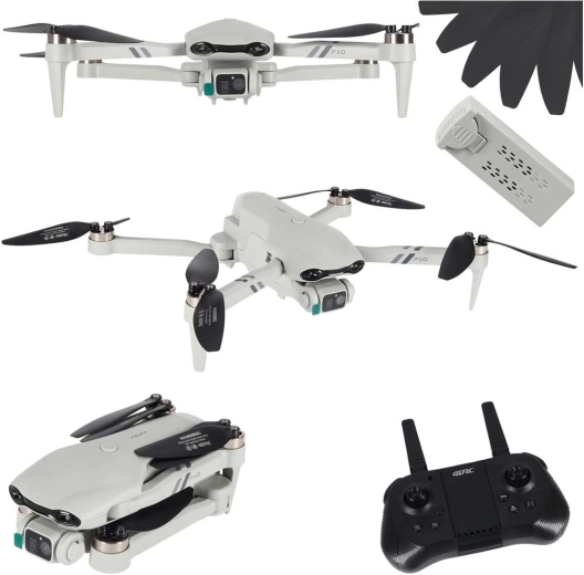 Drone RC pieghevole 4DRC con Wi‑Fi FPV, fotocamera e motore brushless