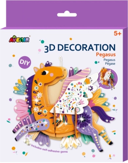 Decorazione 3D Pegaso