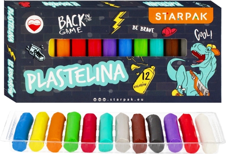 Set di plastilina Dino - 1 set