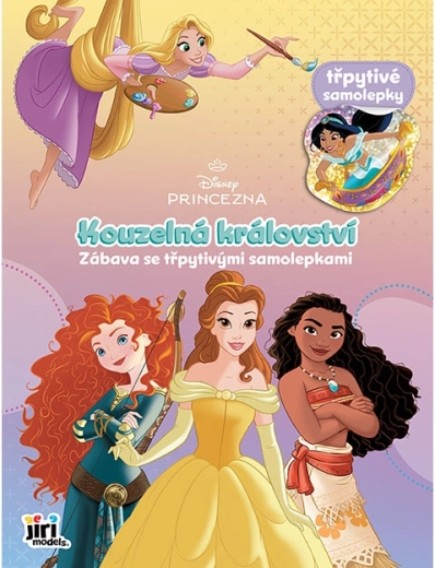 Disney Princess – libro di adesivi con adesivi glitterati