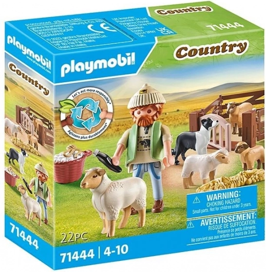 Set con figurine PLAYMOBIL Giovane pastore con pecore