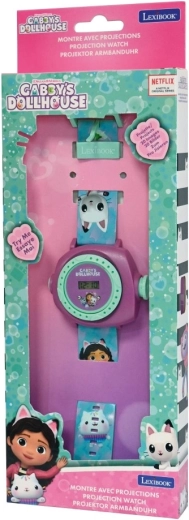 Lexibook orologio digitale proiettore per bambini La casa delle bambole di Gabby