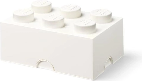 lego box portaoggetti 6 bianco