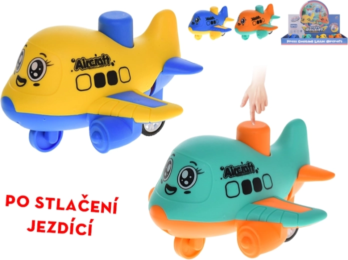 Aereo a pulsante per bambini 10 cm