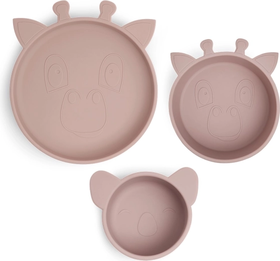 Set pappa in silicone Nuuroo Benni woodrose