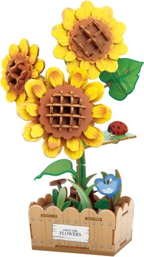 2Kids Toys puzzle 3D in legno girasole