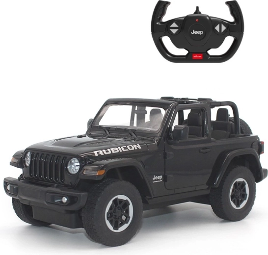 Rastar Jeep Wrangler JL auto RC telecomandata 1:14 nero