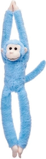 Scimmietta di peluche sospesa blu