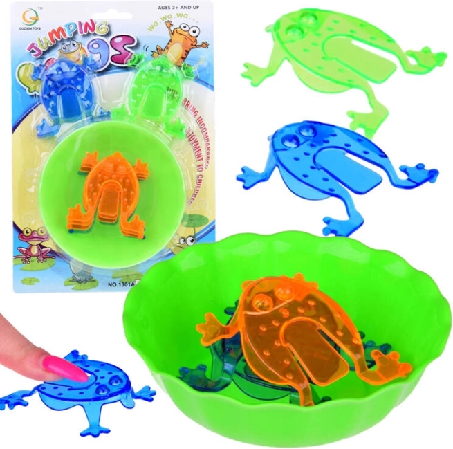 Gioco di abilità ranocchie saltellanti con ciotola